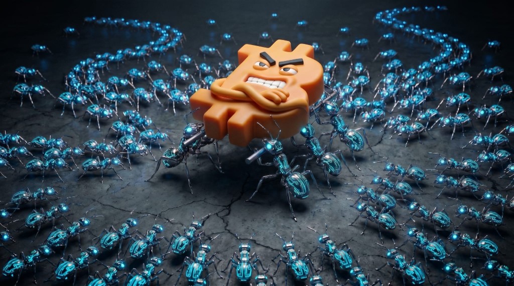 A colony of ants carrying a bitcoin — West Main Week 52